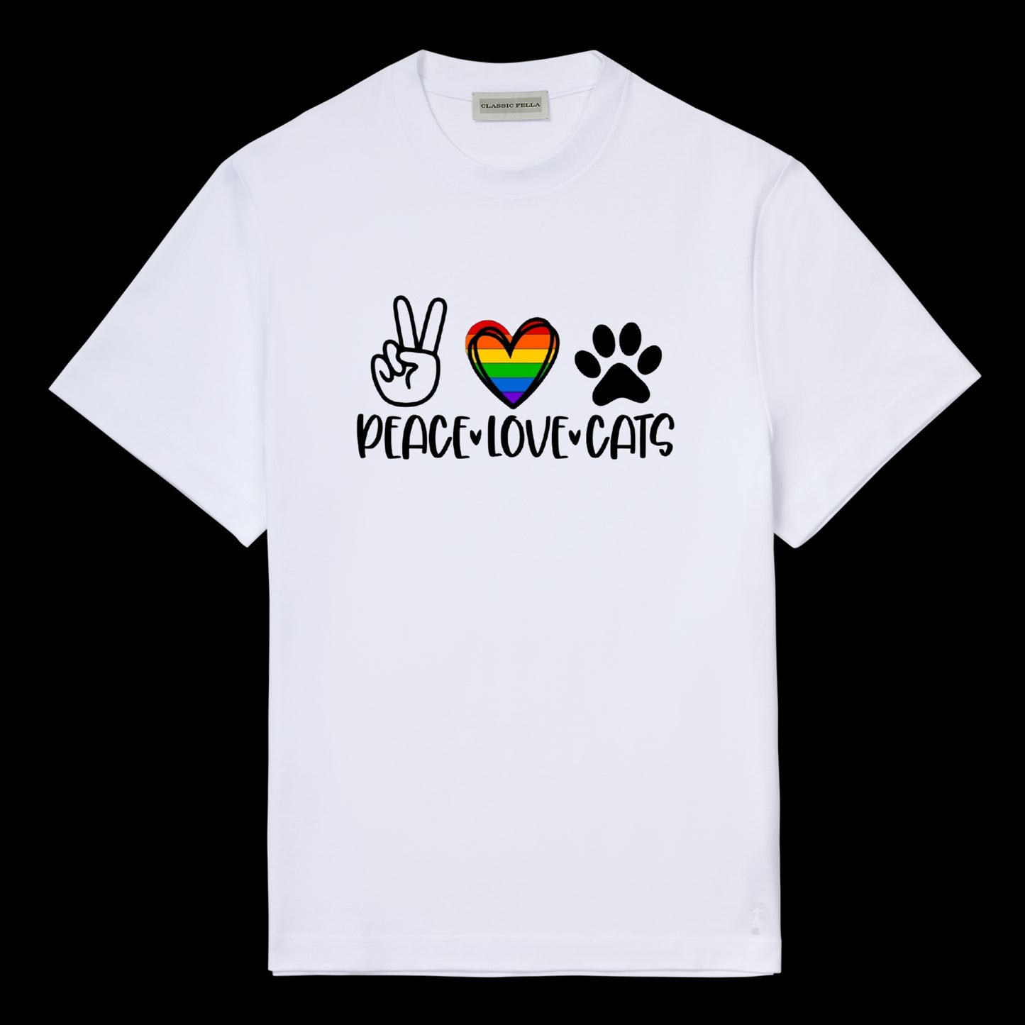 Peace love cats