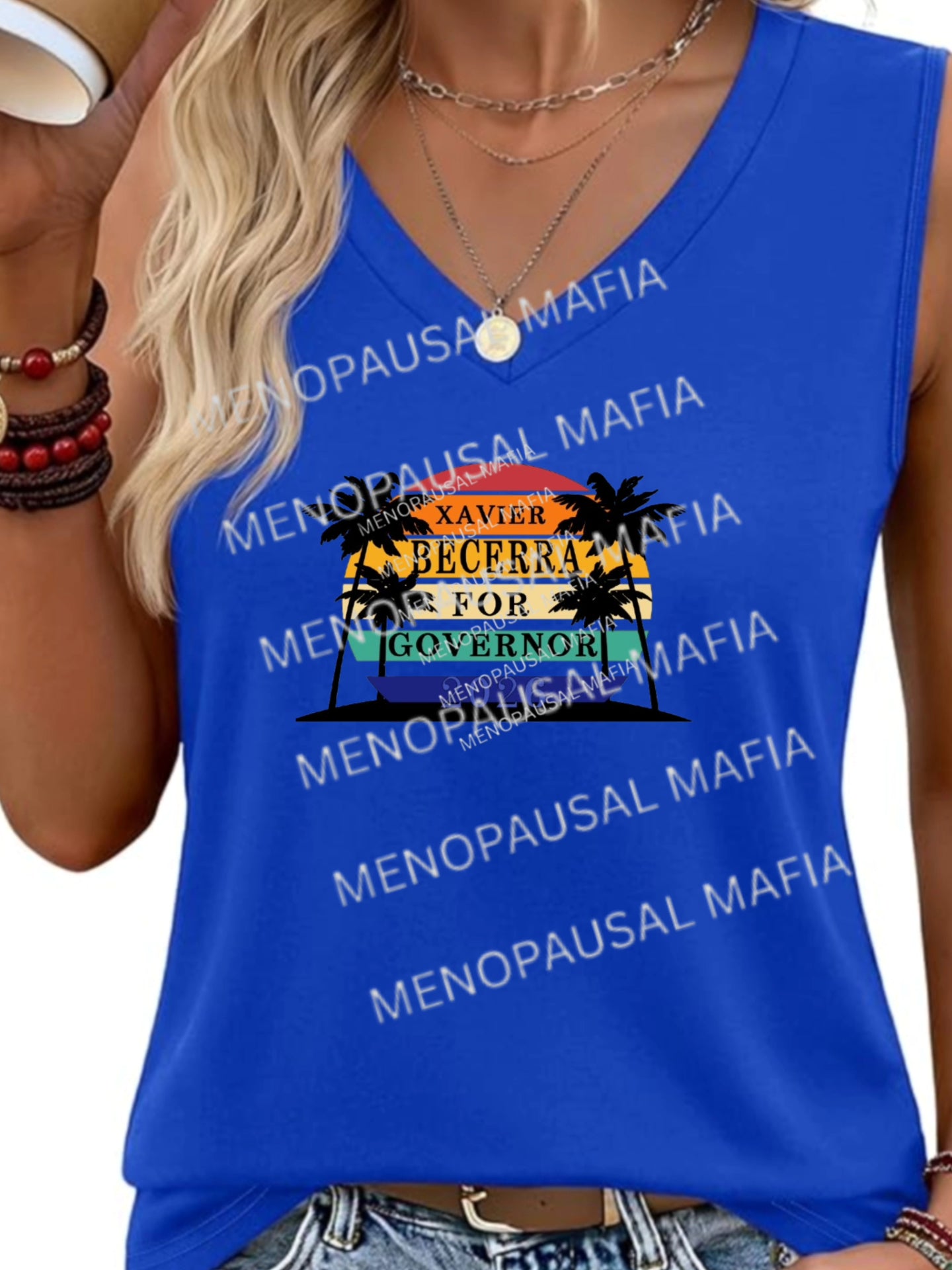 Xavier Becerra for Governor Tropical design