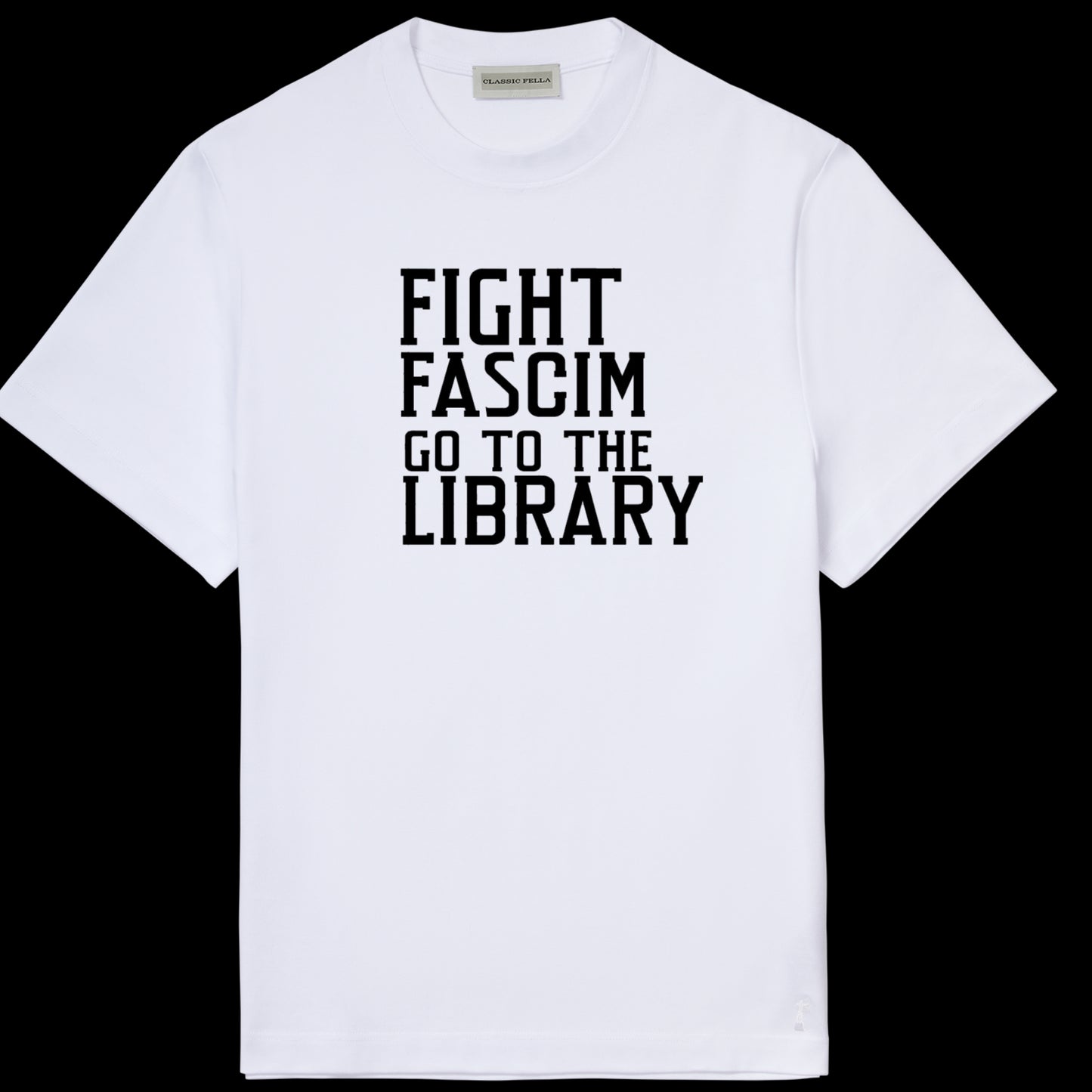 Fight Fascim go to the Library