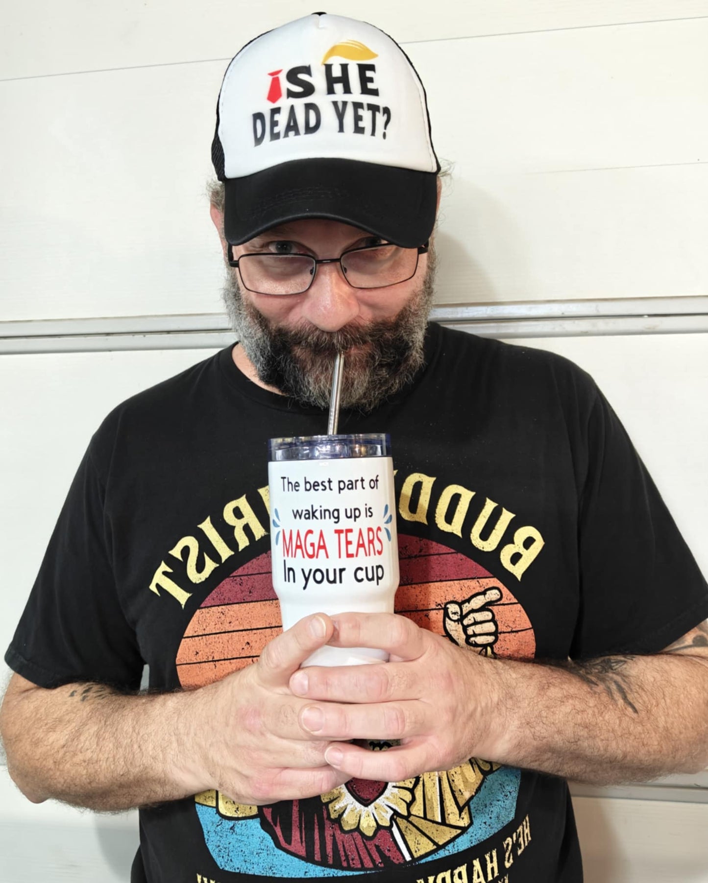 Trucker Hat, is he dead yet