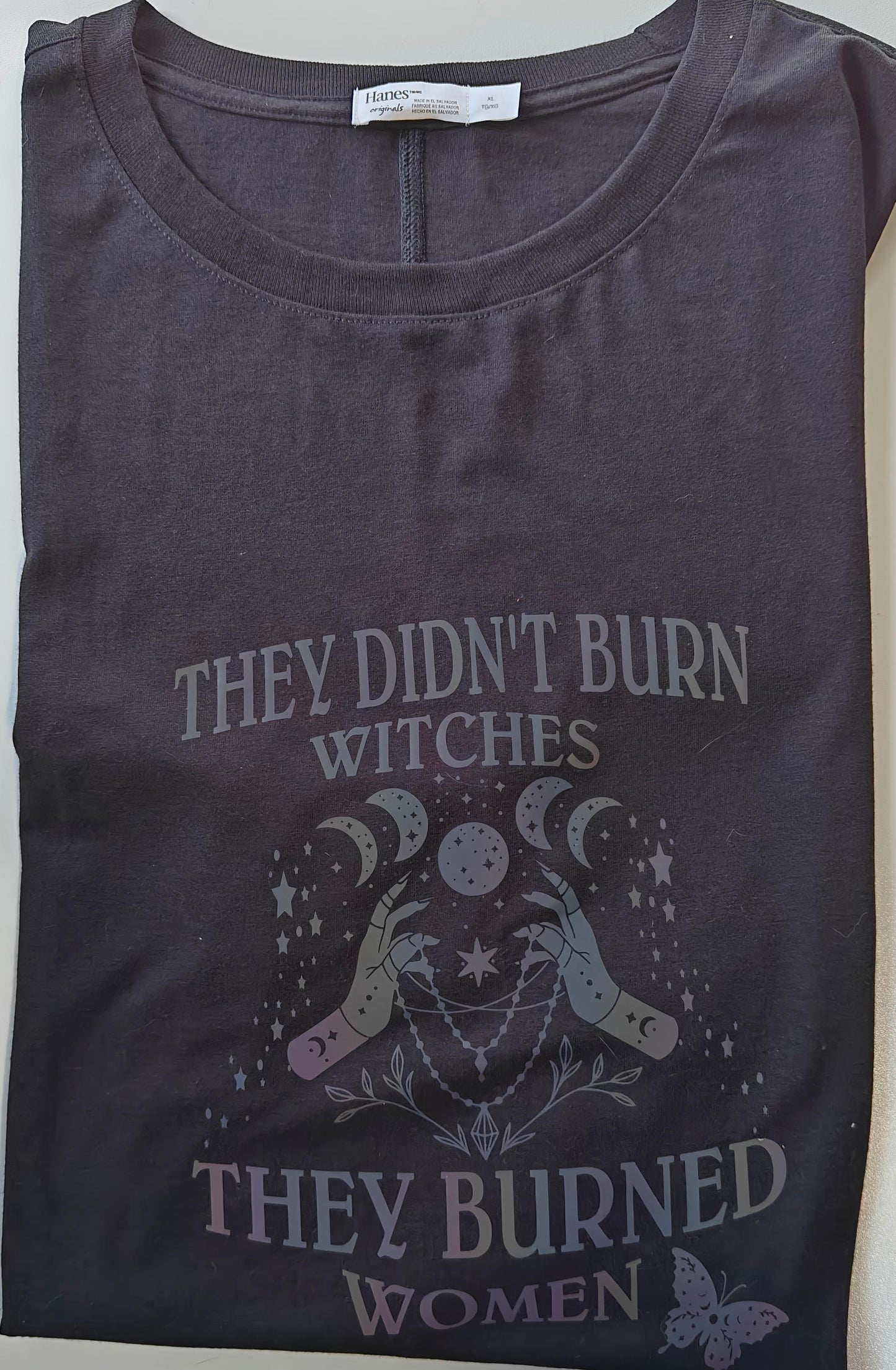 They didn't burn the witches they burned the women