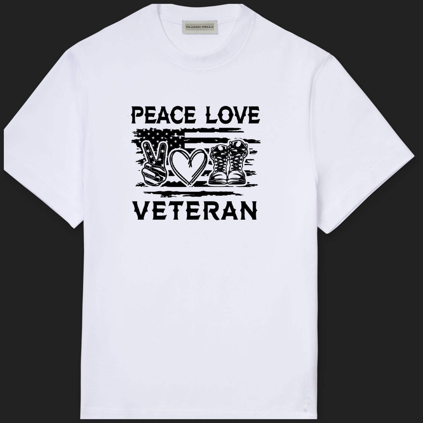 PEACE, LOVE, VETERAN