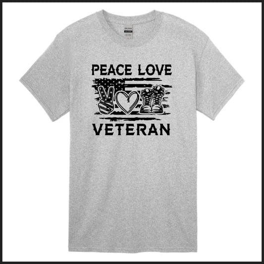 PEACE, LOVE, VETERAN