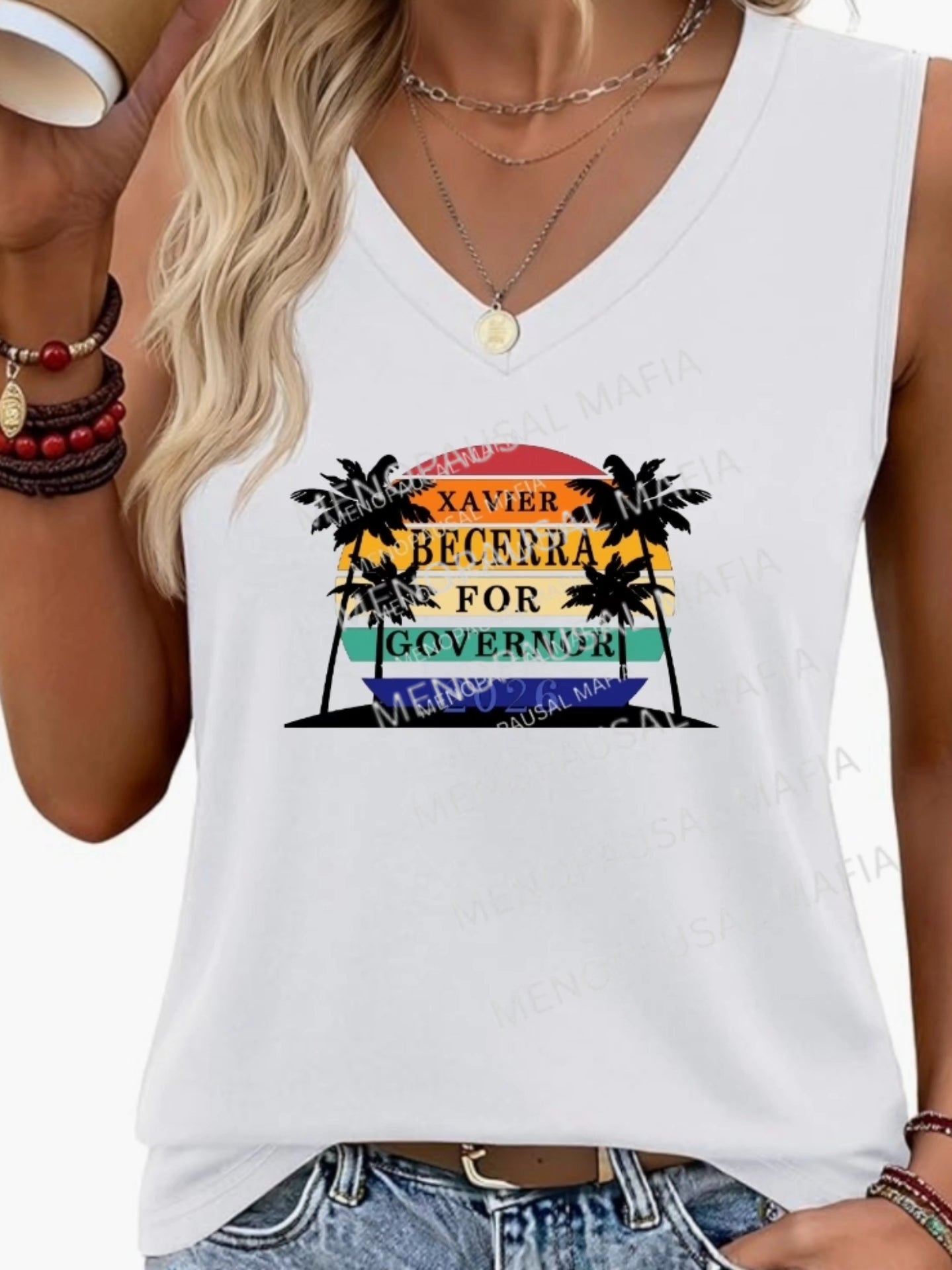 Xavier Becerra for Governor Tropical design