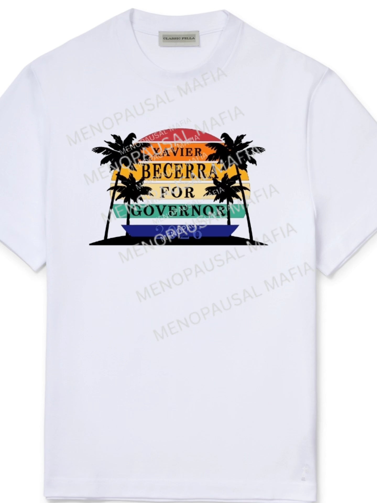 Xavier Becerra for Governor Tropical design
