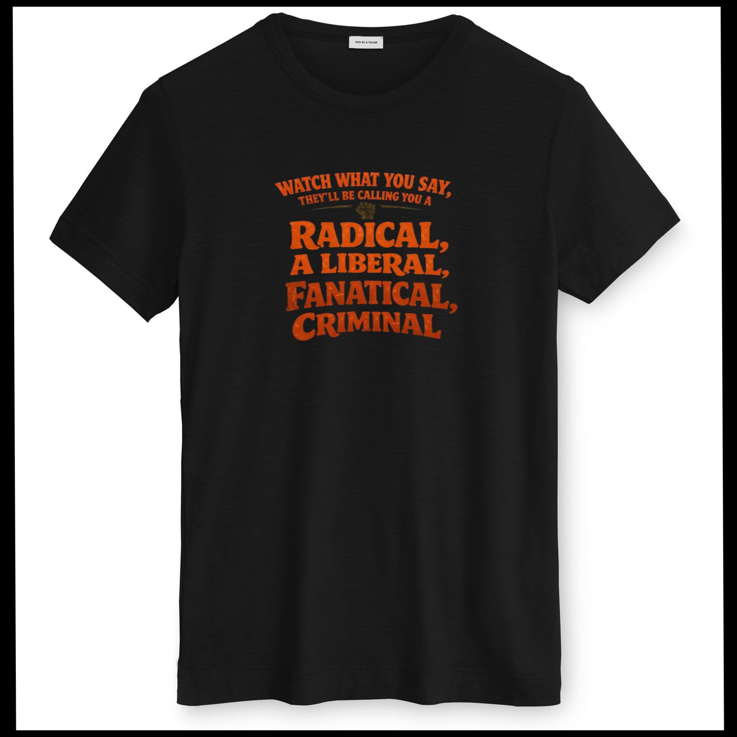 They'll be calling you a radical, liberal, fanatical, Criminal