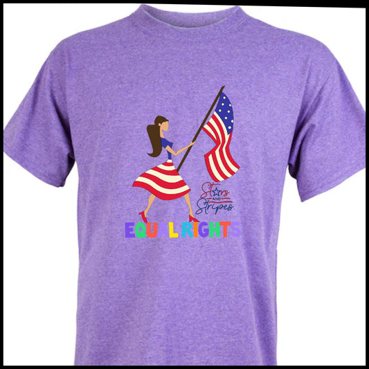Girl, stars Stripes Equal rights
