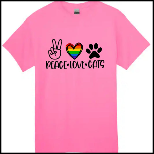 Peace love cats