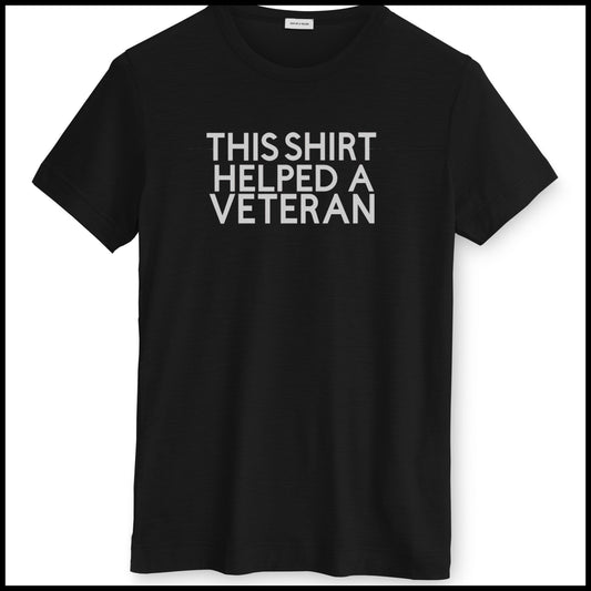 This shirt helped a Veteran