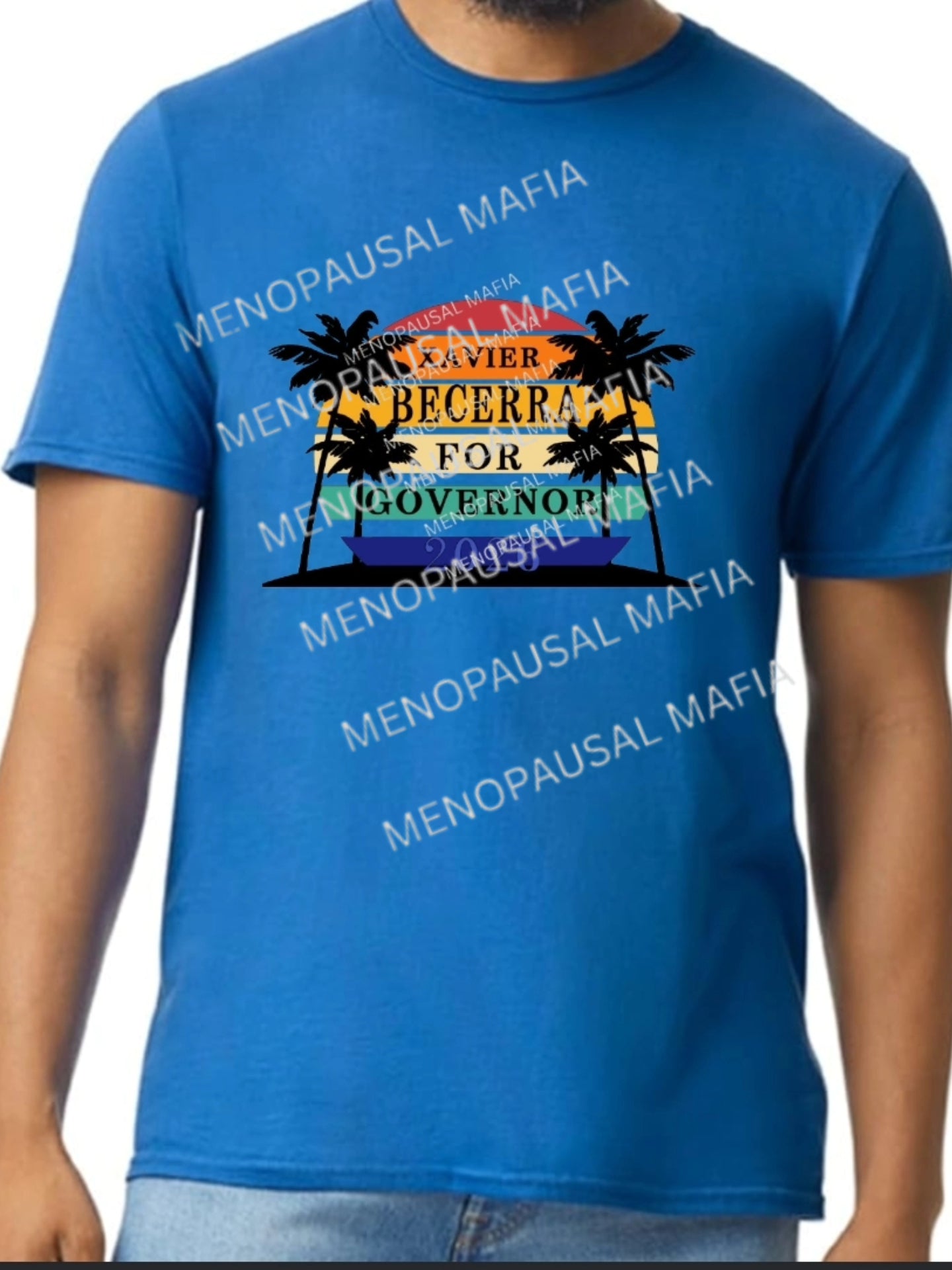 Xavier Becerra for Governor Tropical design